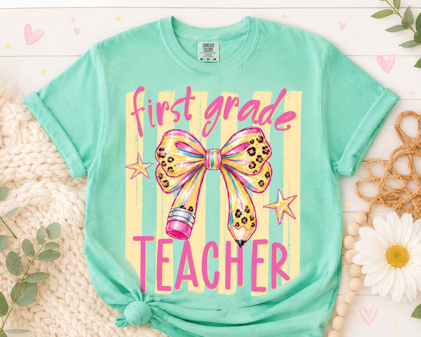 Teacher Bow Tee