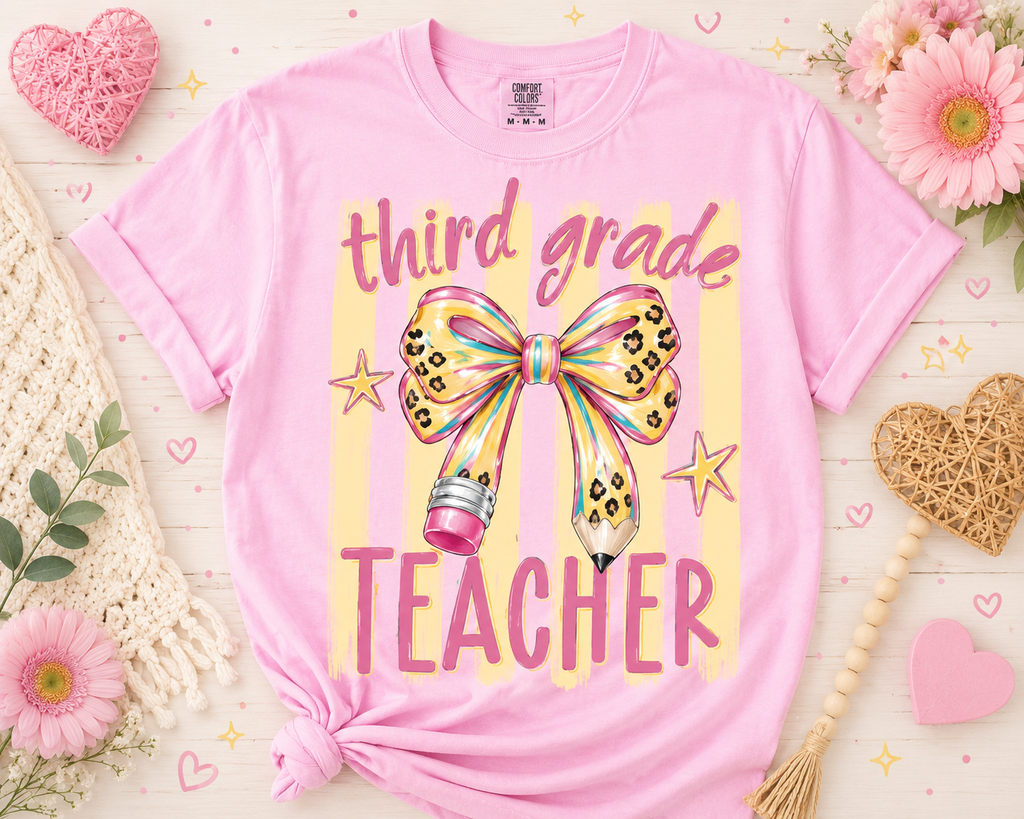 Teacher Bow Tee
