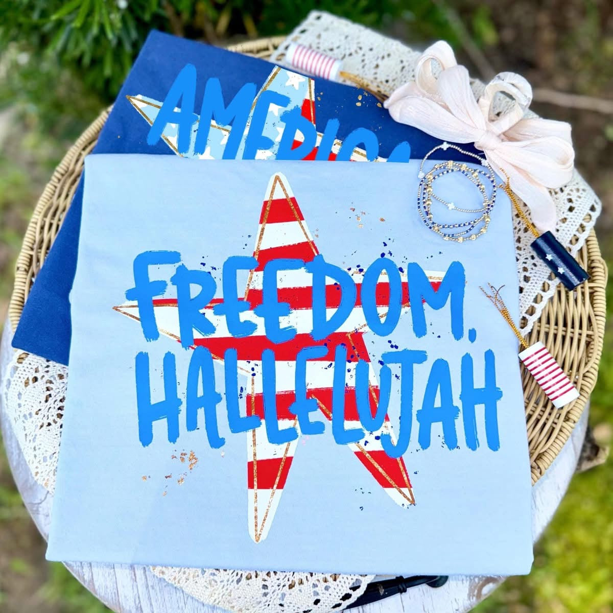 🇺🇸✨ Freedom Hallelujah Tee ✨🇺🇸
