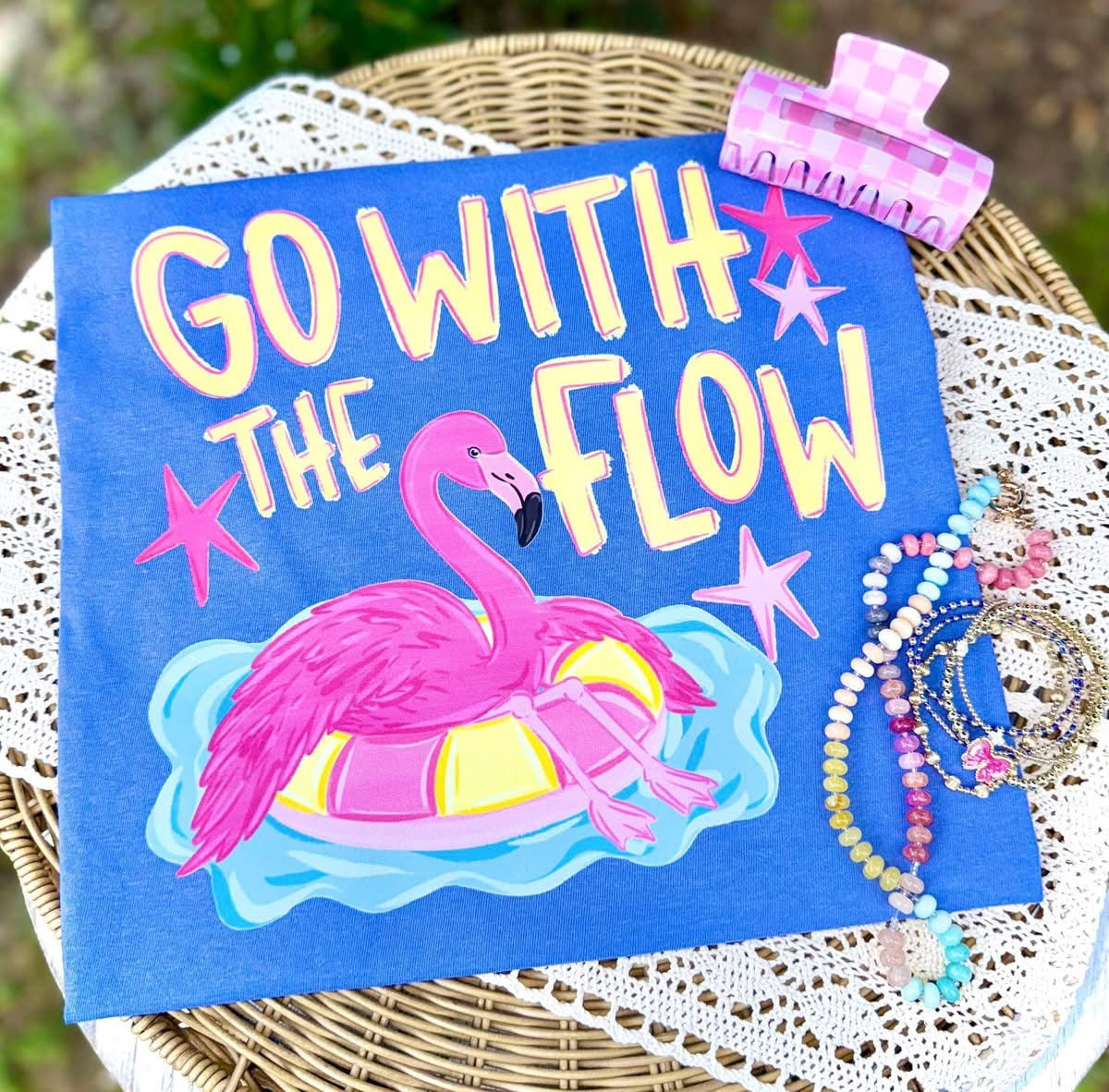 🦩✨ Go With the Flow Tee ✨🦩