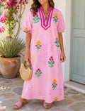 Blushing Blooms Maxi Dress🌸