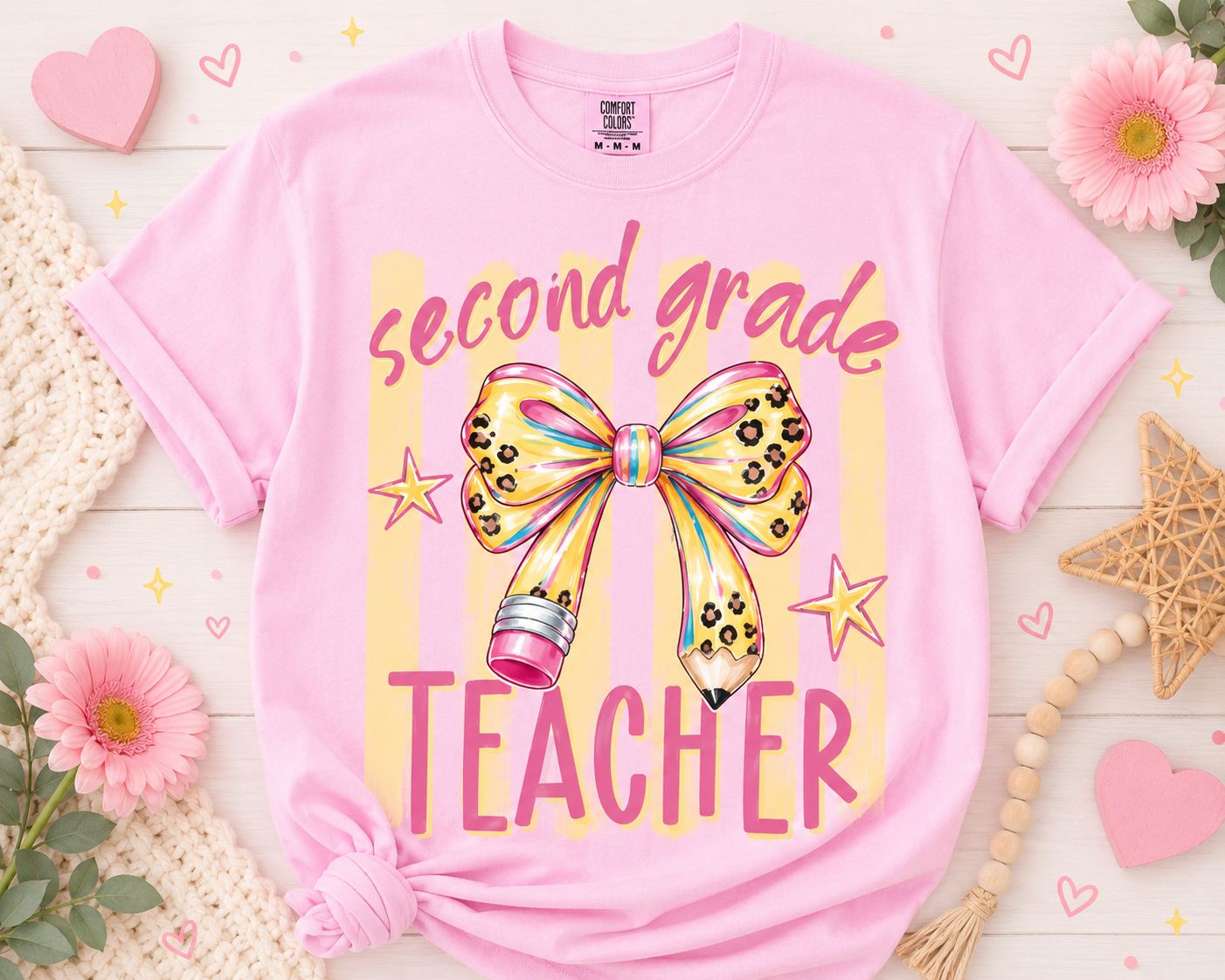 Teacher Bow Tee