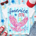 🇺🇸 America 1776 – Pink Eagle Tee 🇺🇸