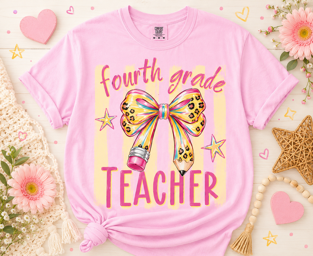 Teacher Bow Tee