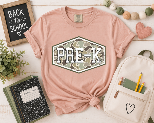 Camo Grade- Level Tees ✏️📚